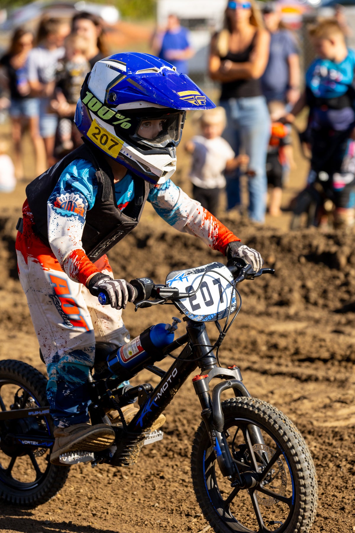 16in kids ebike 88V full suspension front air forks stacyc