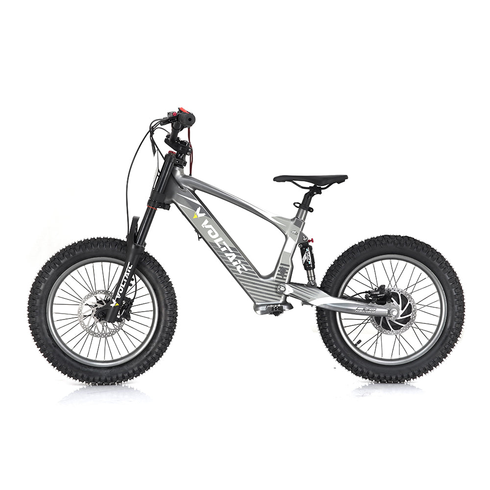 Voltaic Youth Electric Dirt Bike 16'' Flying Fox Gray take an extra 15% off