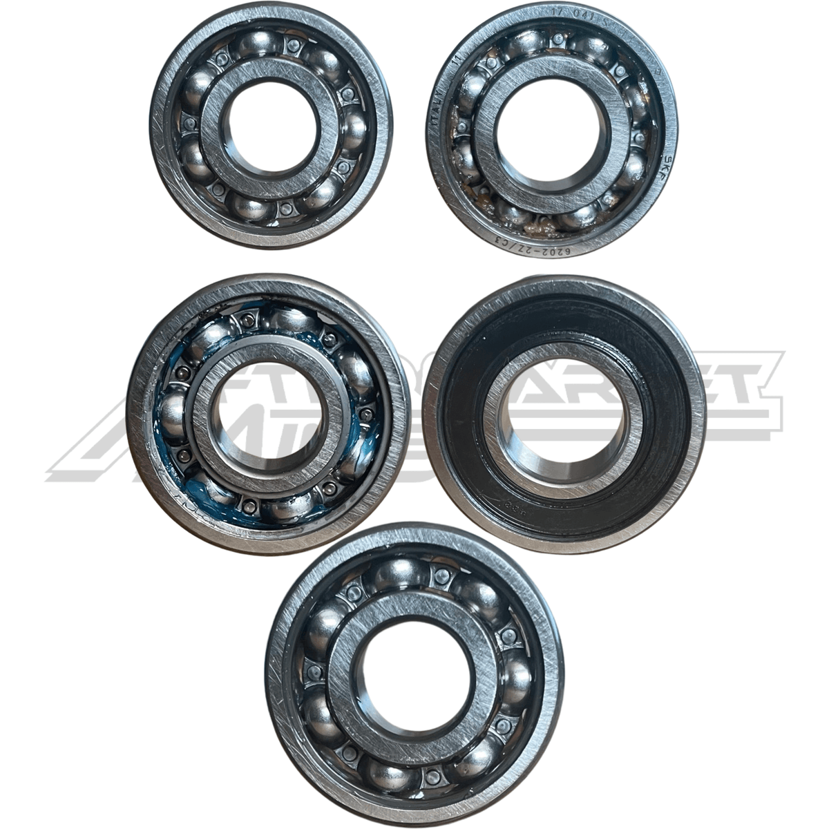 PW50 Aftermarket Minis High Grade Steel Drive Shaft and Rear Wheel Bearing Kit