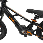 12in xrt moto Fury-X 36v kids electric balance bike stacyc 12eDrive orange