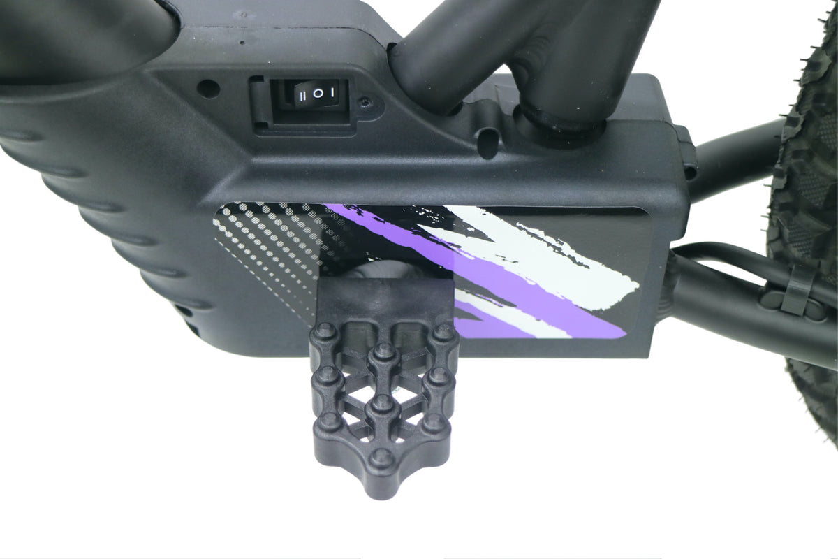 16in_XRT_Moto_viper_eco_Kids_eletric_balance_bike_foot_peg_24V_black