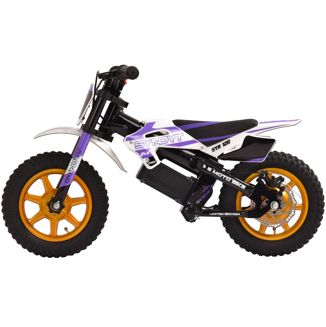 SYNDYT SYR 120 12" E Balance Bike. 24 Volts. 10 AH. 250 Watts. 5, 8, 12mph