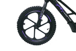 front_wheel_front fork_XRT_Moto_16in_viper_eco_Kids_eletric_balance_bike_24V_black_tires