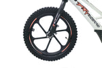 front_wheel_front fork_XRT_Moto_16in_viper_eco_Kids_eletric_balance_bike_24V_white_tires